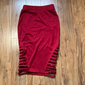 Charolette Russe cut-out skirt XS